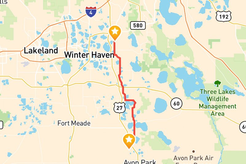 RV Park with Marina near Dundee FL